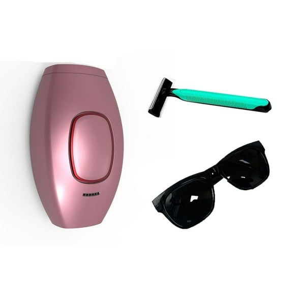 Fiudx Dispositivo de Depilación Láser, Eficaz Instrumento para La Reducción Del Vello Corporal y Facial, Seguro E Indoloro (Incluye Gafas), Tratamiento Rápido de 5 a 10 Minutos, Solución de Depilació