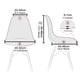 thumbnail image 3 of Funda Estirable para Asiento de Silla BLESIY Lavable Moderna Poliéster Color 1, 3 of 8