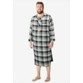 thumbnail image 2 of KingSize Men's Big & Tall Plaid Flannel Nightshirt, 2 of 6