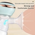 thumbnail image 3 of XIRQI Integrated Electric Pump for Breastfeeding - Backflow Pump Screen 3 Modes & 9 Suction Levels Low Noise Built-in Battery with 180ml Milk Bottle, 3 of 4