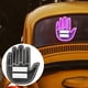 thumbnail image 4 of Luz de advertencia divertida con control remoto, señales de ira en la carretera, luz de gesto con el dedo del coche, 4 of 9
