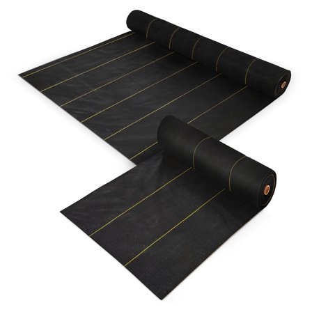DeWitt Pro-5 Weed Barrier Fabric 5 oz, Heavy-Duty Woven Weed Control, 3x250 & 6x250 Feet