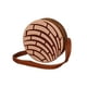 thumbnail image 4 of Bolsa en forma de PAN DE CONCHA, Diseño de Pan Dulce, Bandolera Redonda, Cross-Body para Mujer, Color Rosa, Correa Cruzada y Ajustable, Moda Kawaii. (Bolsa para Mujer)., 4 of 5