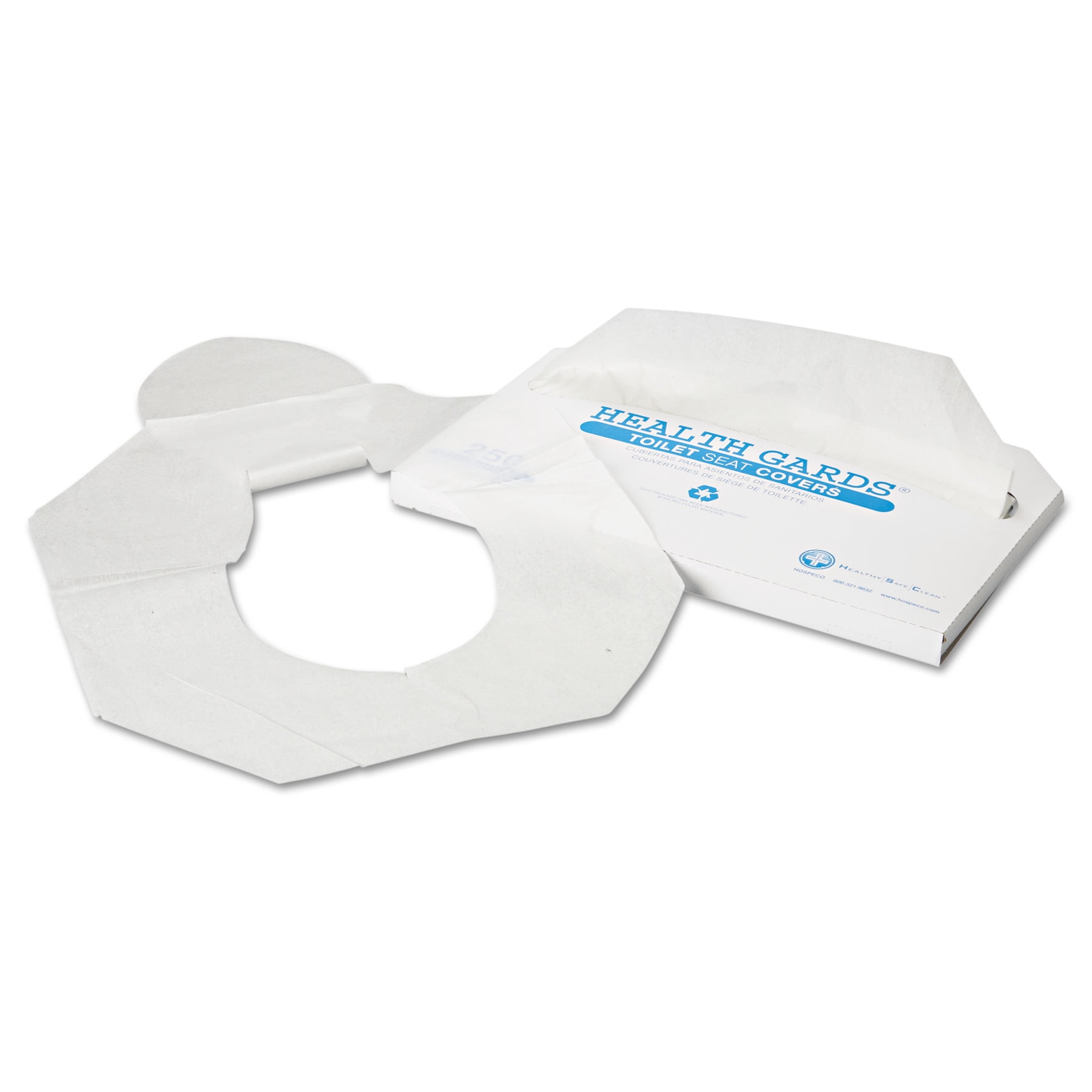 Hospeco Disposable Discreet Half Fold Paper Toilet Seat Cover 