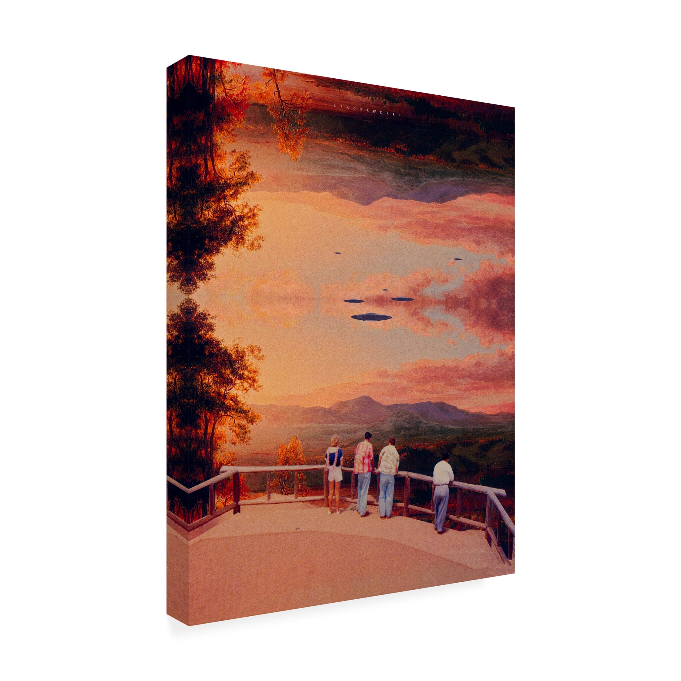 Trademark Fine Art spacerocket art  373 Canvas Wall Art