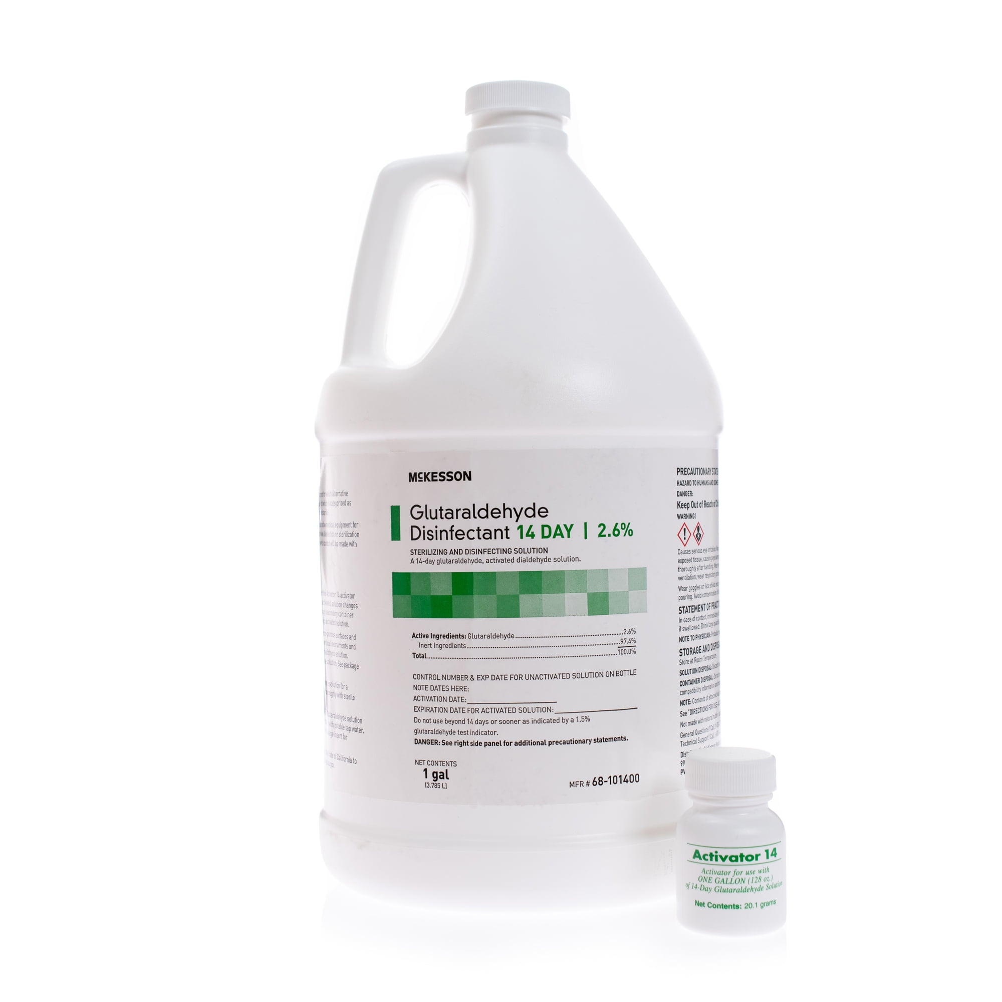 McKesson 14 Day Glutaraldehyde HighLevel Disinfectant 1 gal. Jug