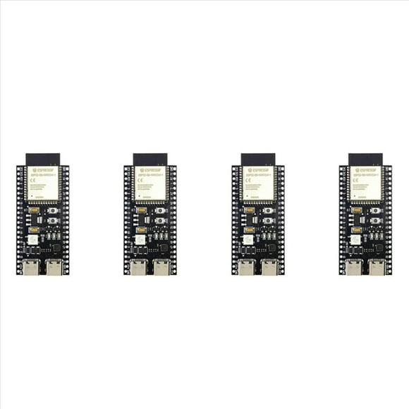4X ESP32 ESP32-S3 WiFi+Bluetooth IoT Dual Type-C Placa de Desarrollo Placa de NúCleo ESP32-C6-DevKitC-1 Placa de Desarrollo