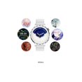 thumbnail image 3 of Reloj inteligente con Bluetooth, reloj parlante, podómetro, frecuencia cardíaca, sueño, Jitterbug, pago sin conexión con NFC, color plateado, 3 of 5