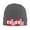 Deep Heather, variant on Peru America Flag Beanie Hat Men Women Warm Printed Cap Knit Beanies Hats Outdoor Winter Deep Heather
