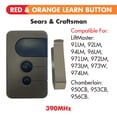 thumbnail image 2 of Control remoto para abrepuertas de garaje CARMATOR de 390 MHz, 3 canales, 2 of 8