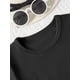 thumbnail image 3 of Camiseta de punto con estampado de rana de verano para niña: cuello redondo, manga corta, tejido elástico, lavable a máquina., 3 of 5