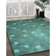 thumbnail image 2 of Ahgly Company Indoor Round Patterned Deep-Sea Green Area Rugs, 6' Round, 2 of 6