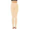 thumbnail image 3 of Womens High Waist Cotton Full Length Ankle Leggings, 3 of 8