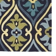 thumbnail image 3 of Linon Home Decor Milan Area Rug Collection, Black and Ivory, 1.1' x 2.1', 3 of 4