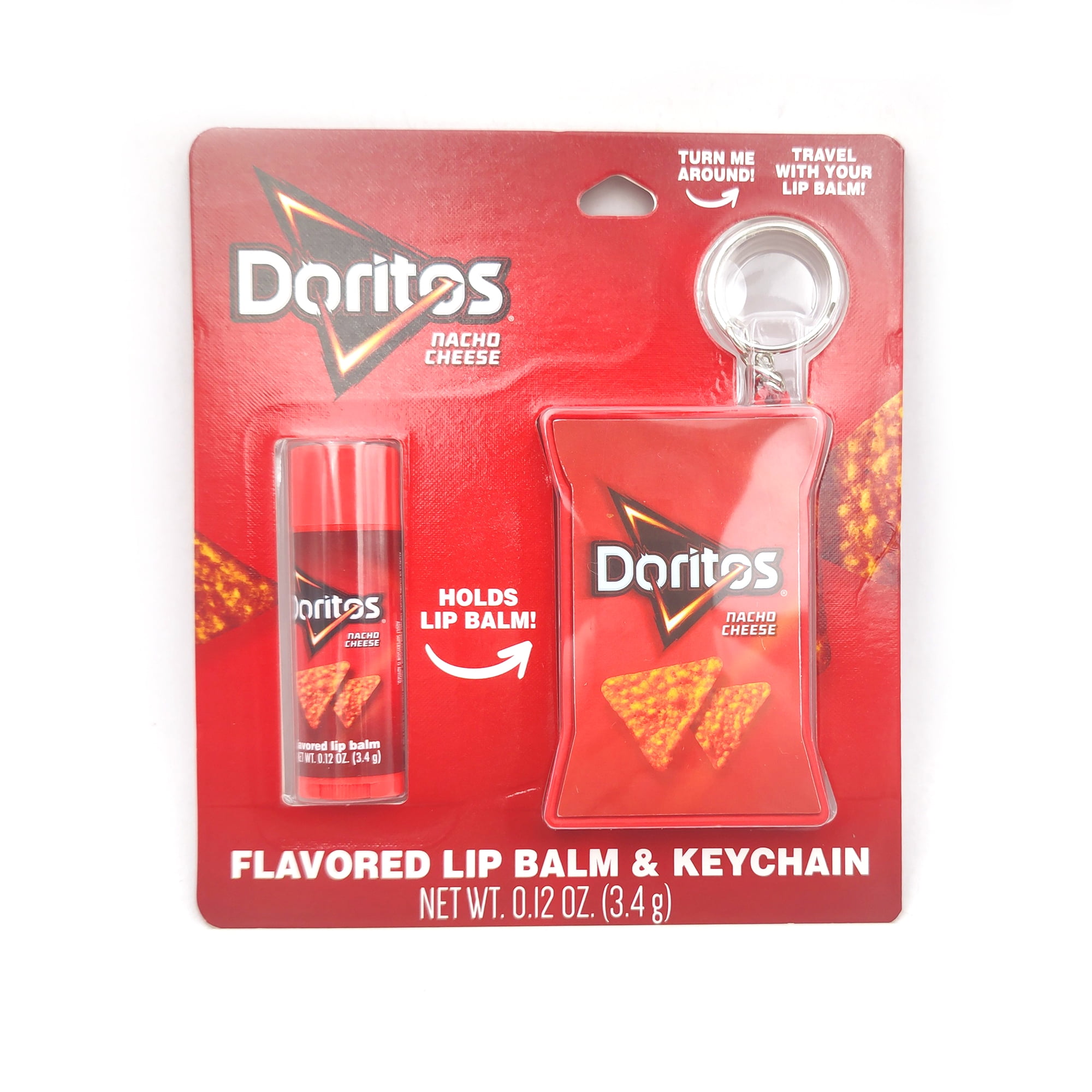 Doritos scented lip Balm and clip on keychain