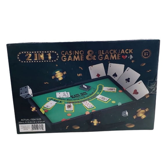 3164 - CASINO GAME AND BLACKJACK GAME 2 in 1