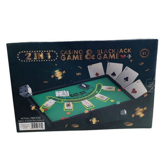 3164 - CASINO GAME AND BLACKJACK GAME 2 in 1