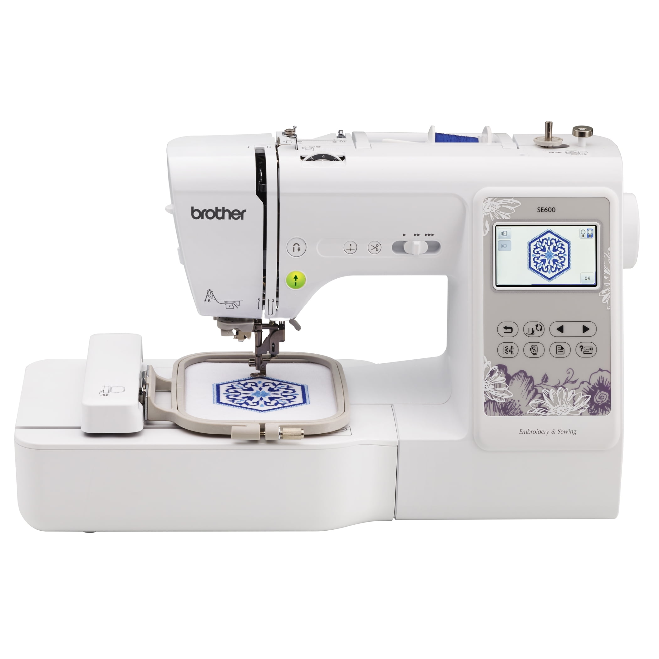 Brother SE600 Combination Computerized Sewing and Embroidery Machine