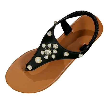 

Women S Sandals Cool Slippers Female Soft Soled Non Wear Resisting Flat Beach Lady Slippers
