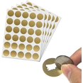 thumbnail image 1 of DIY Scratch Card Sticker (Gold, Pack of 150), 1 of 6