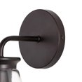 thumbnail image 5 of JONATHAN Y Kondo 6.38" 1-Light Modern Farmhouse Iron LED Vanity, Oil Rubbed Bronze/Clear, 5 of 8