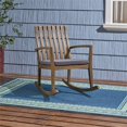 thumbnail image 4 of Noble House Colmena Outdoor Acacia Wood Rocking Chair in Gray, 4 of 12