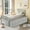 Gray, variant on Twin Platform Bed with Storage, Solid Wood Bed Frame with 6 Drawers, Modern Farmhouse Bedroom Furniture for Guest Room, Gray