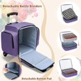 thumbnail image 2 of Organizador de esmaltes de uñas enrollable BAFASO con capacidad para 144 botellas, color morado, 2 of 7