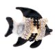 thumbnail image 3 of Pin de broche de moda Macarena Insignia Novedad Negro, 3 of 8