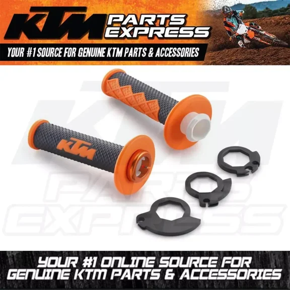 NEW KTM LOCK-ON GRIP SET 50 65 85 105 150 200 250 300 350 400 450 78102924000