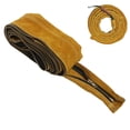 thumbnail image 4 of TIG Mig Cowhide Leather Welding Torch Cable Hose Cover 11.5ft L 4in Wide, 4 of 11