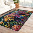 thumbnail image 1 of 3 x 4 Rugs Bear Area Rug, Colorful Animal Carpet for Living Room Bedroom Wildlife Patterned Indoor Home Decor, Non Slip Soft & Low Pile Small Washable Rug ZH&259, 1 of 7