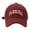 A-Red420, variant on Hats Solid Color Dome Design Retro Florida Arch Embroidery Washed Twill Couple's Cap Travel Daily Hiking Dad Hat