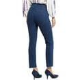 thumbnail image 2 of NYDJ Womens Sheri Frayed Hem Denim Slim Jeans, 2 of 3