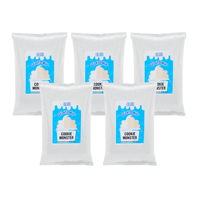 The Gelato Lab Cookie Monster Soft Serve Mix 3 lb/1.36 kgs - 5/Case