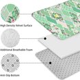 thumbnail image 5 of Pioneer Flower Floral Print Pattern Bathroom Rugs Sets 3 Piece,Toilet Cover Set,Absorbent Non Slip Bathroom Mats Sets with U-Shaped Contour Rug Toilet Rug Set, 5 of 5