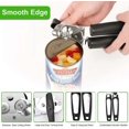 thumbnail image 3 of Can Opener, Heavy Duty 3-in-1 Manual Can Opener, Smooth Edge Multi-Function Can Opener with Stainless Steel Blade, Easy-Twist Knob and Non-Slip Utensi, 3 of 5