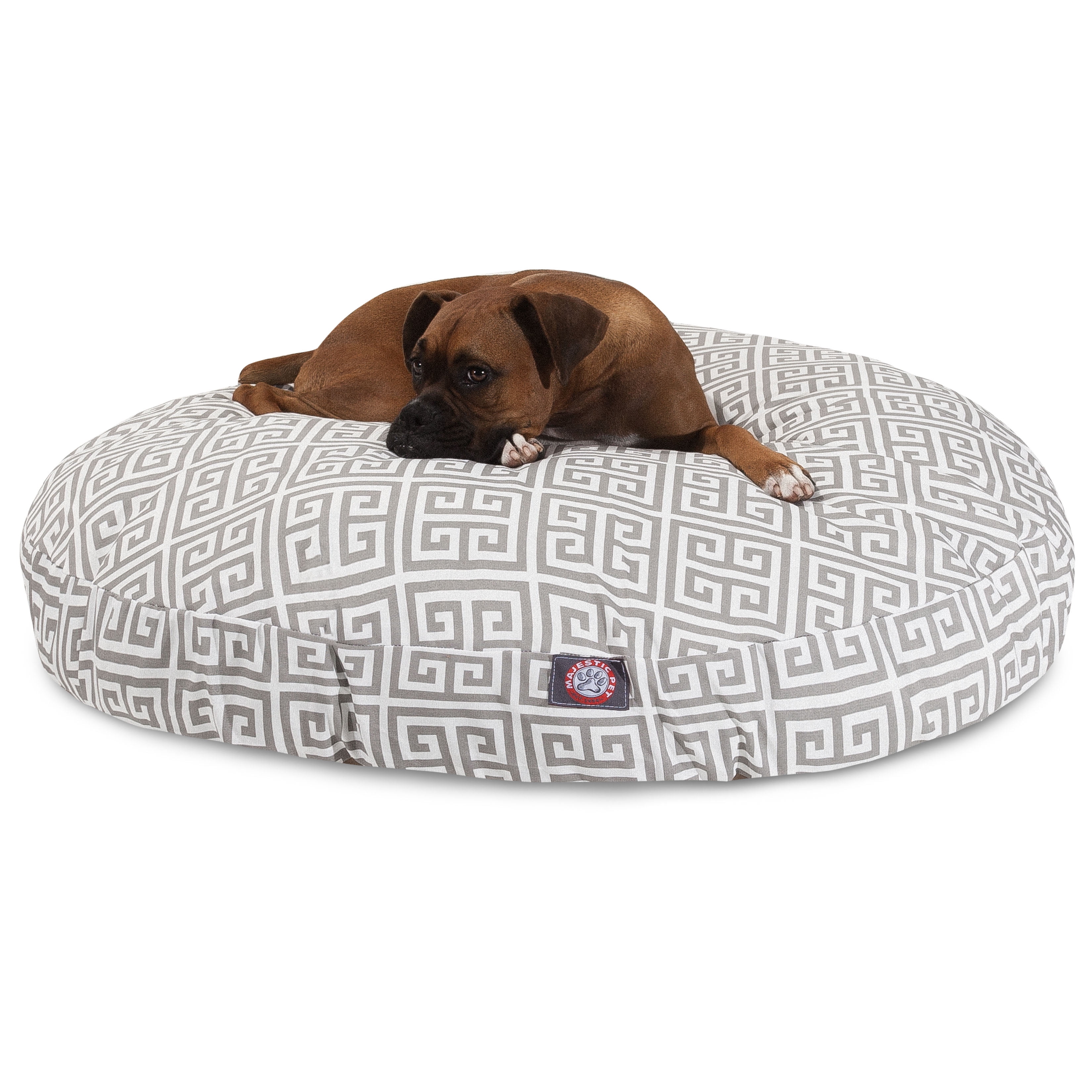 Majestic Pet Towers Round Dog Bed Treated Polyester Removable Cover