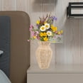 thumbnail image 3 of WRISTBIQUE Tall Rattan Vase Wicker Plant Vase Cattail Stem 1Pcs, 3 of 10