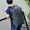 thumbnail image 3 of Bolso de hombro de lona para hombre Sunnimix bolso de viaje Mochila de camping de lona, 3 of 8