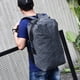 thumbnail image 3 of Mochila de lona para exteriores, unisex, para viajes, senderismo, hombro, bolso de mano Black L, 3 of 9