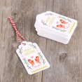 thumbnail image 2 of 102pcs Painted Hanging Tags with 10m Thread Rope DIY Hanging Tags Gloves Pattern Paper Hanging Ornament for DIY Craft Home Christmas (100pcs Tags, 2 10m Thread), 2 of 9
