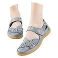 thumbnail image 2 of Daolelai Women's Casual Shoes Flat Solid Color Hollow Casual Moccasins Soft Sole Comfortable Casual Shoes, 2 of 9
