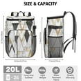 thumbnail image 3 of Insulated Lunch Box Cooler Backpack Portable Backpack Coolers Insulated Leak Proof,Waterproof Soft Sided Cooler Bag for Travel,Beach,Camping,Picnic,Lunch Backpack for Women Men, 3 of 6