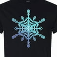 thumbnail image 4 of Inktastic Christmas Blue Ice Snowflake T-Shirt, 4 of 5