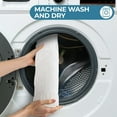 thumbnail image 5 of Superior Myra Medallion Washable Bath Rug, Set of 2, Large, White, 5 of 12