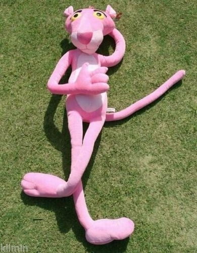 pink panther plush doll