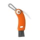 thumbnail image 3 of Cepillo para limpiar botellas, cepillo para grietas doméstico para tapas de botellas de leche y vasos. Naranja, 3 of 9