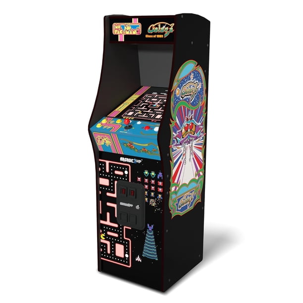 Arcade1Up Ms. PAC-MAN & GALAGA '81, 12 Games, 17'' Screen, Full