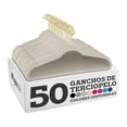 thumbnail image 1 of MAGMALIFE 50 Ganchos para Ropa de Terciopelo, Gancho Dorado Giratorio de 360 Grados, Adecuado para Todo Tipo de Ropa, Antideslizante (Ivory), 1 of 7